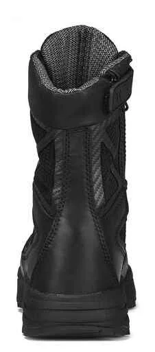 Tactical Research 8x22 Chrome Side Zip Waterproof Boot - Black - TR998ZWP 075R