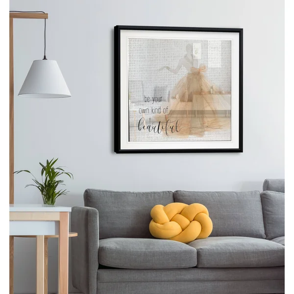 Be Beautiful -Framed Giclee Print - 22X22
