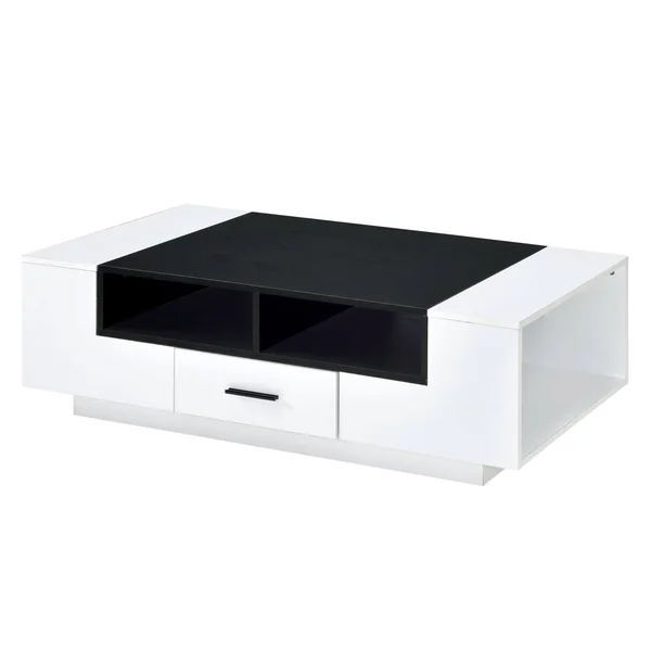Acme Armour Coffee Table White Black
