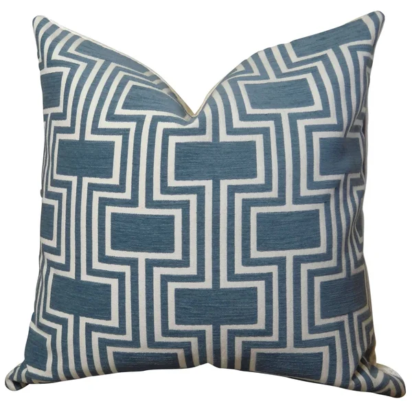 Plutus Midnight Conduit Handmade Throw Pillow, (20x22 x 26x22 Standard)