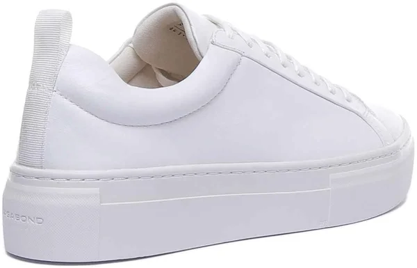 Vagabond Zoe Platform - Women's White Cow Leather Sneakers