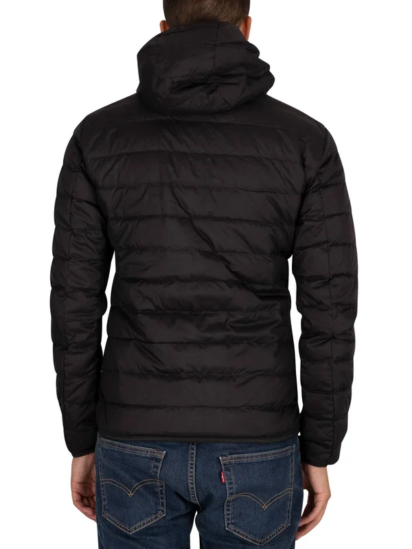Emporio Armani Down Jacket - Black - Casual Jackets