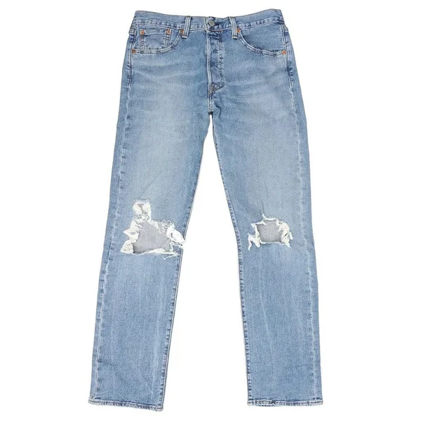Levi&s Men Jeans Righty Lefty Blue Size 38x34 501 Original Fit