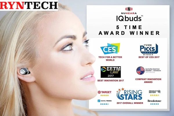 NUHEARA Iqbuds – Intelligent Wireless Earbuds