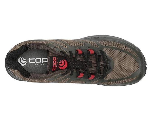Topo Athletic Terraventure 2 Trail Running Shoe - Men's Olive/Red, 15
