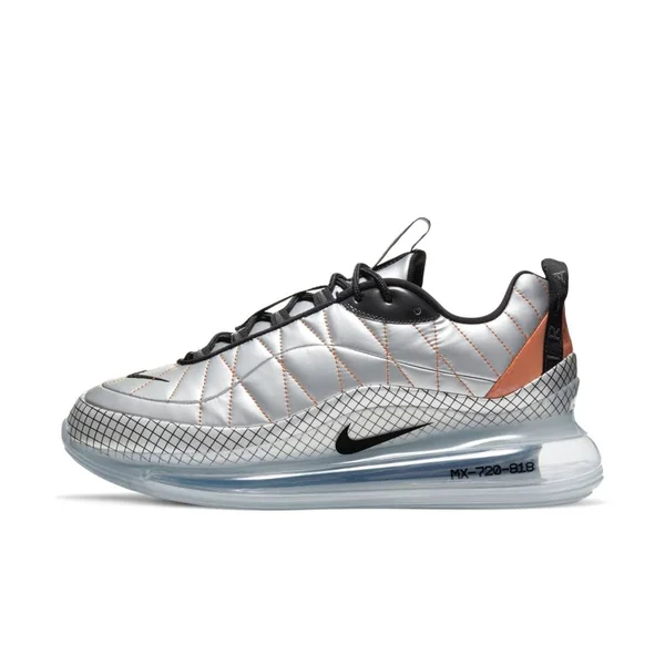 Nike MX-720-818 Metallic Silver Men's Shoes - Black, Size: 7.5