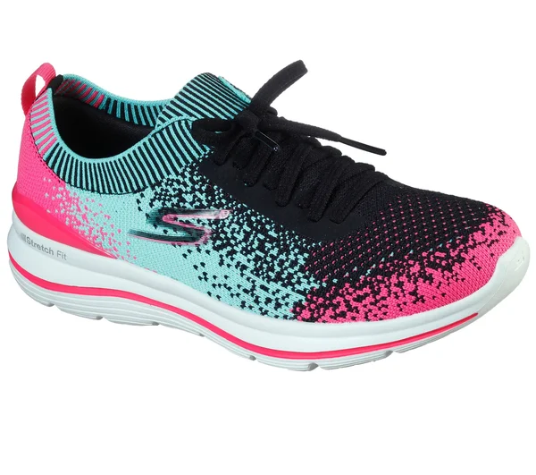 Women's Skechers GOwalk Stretch Fit Sneaker - Size: 10, Black