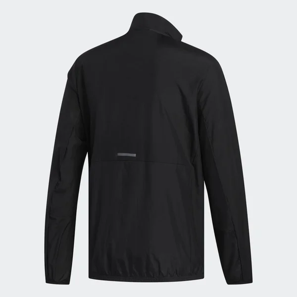 Adidas Men's Run It 3-Stripes Anorak Jacket - Black - M