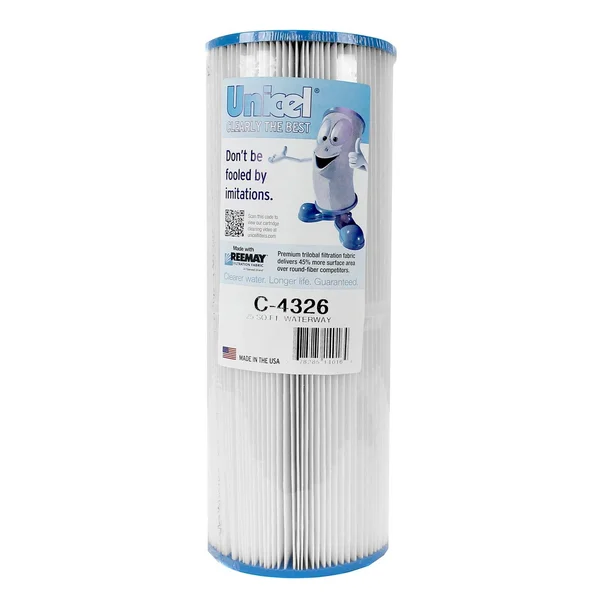 Unicel Rainbow Waterway Pool Spa Filter Replacement Cartridge C4326 (4 Pack)