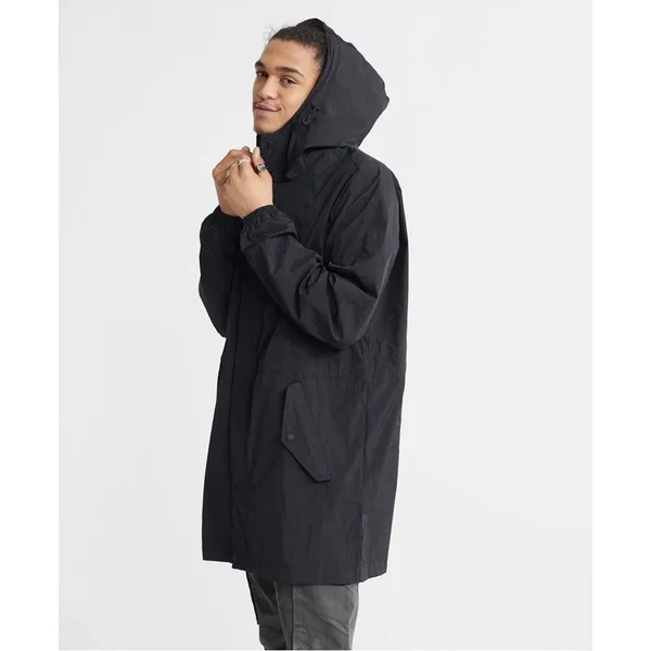 Superdry Lightweight Parka Jacket - Black - Parka Jackets