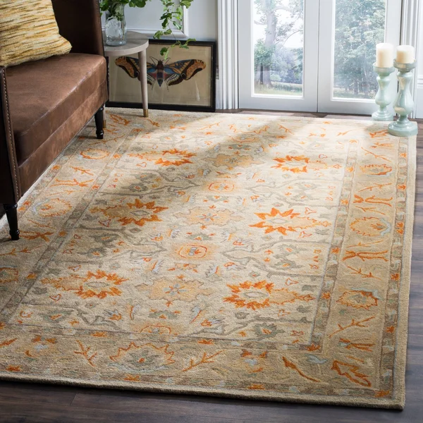 Safavieh Antiquity Beige/Multi 6 ft. x 6 ft. Round Area Rug