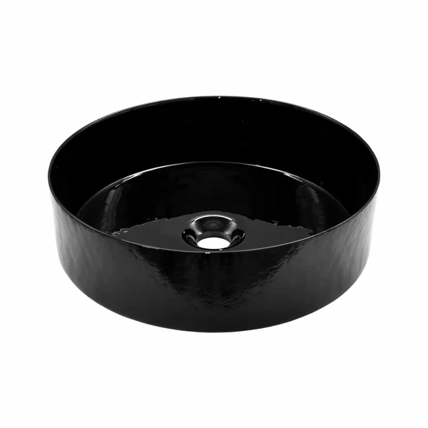 Native Trails Murano 16x22 Round Glass Bathroom Sink - Abyss, MG1616-AS