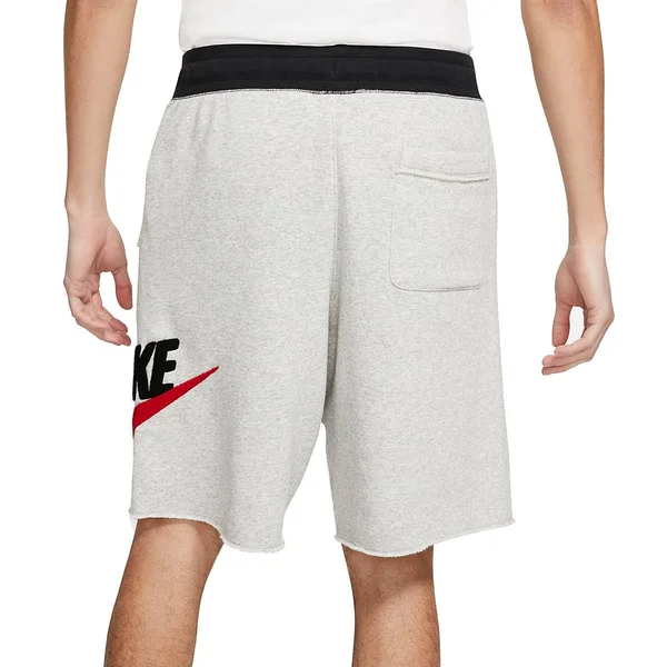 Nike Men's Sportswear Alumni Chenille Shorts - Grey Heather - M