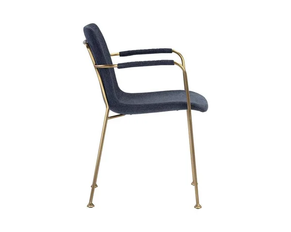 Sunpan Junction Hathaway Dining Armchair - Belfast Navy