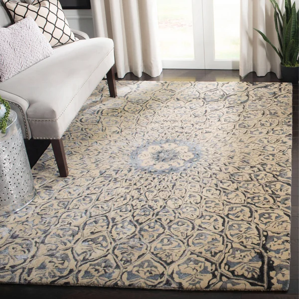 Safavieh 4& x 6& Alr-Allure ALR419Z Ivory, Black Rug