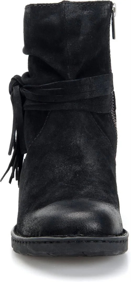 Born Cross (Black Distressed) Women's Boots