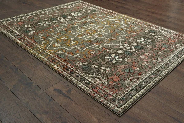 Oriental Weavers Mantra 4929E Grey/ Gold Area Rug 6& 7x22 x 9& 6x22