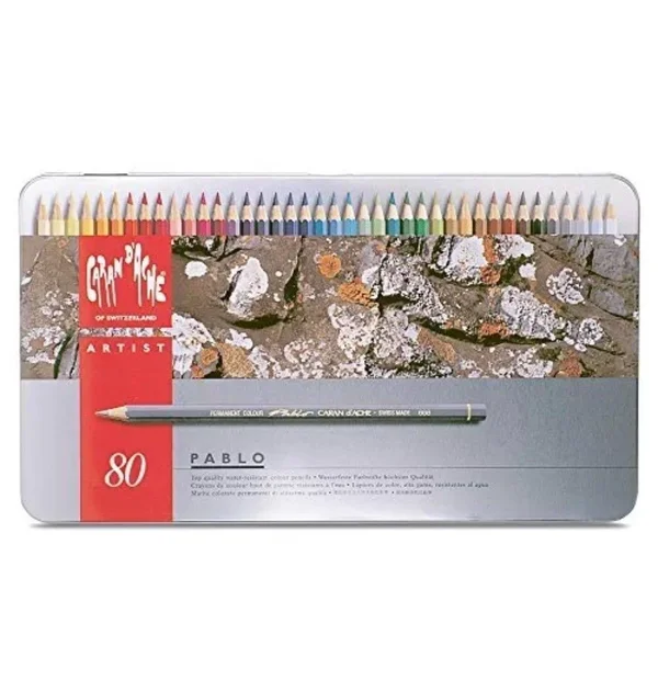 Caran d&Ache : Pablo Colored Pencil : Set of 80