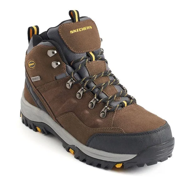 Skechers Men's Relaxed Fit Relment Pelmo Hiking Boot - Size: 10 M, Brown