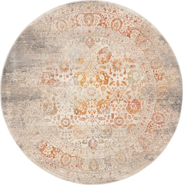 Safavieh VTP411C Vintage Persian Grey, Multi Area Rug - 6& x 9&