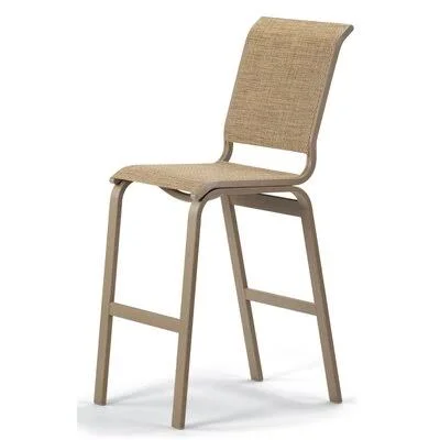 Aruba II 29.5x22 Patio Bar Stool (Set of 2) Telescope Casual Finish: Textured Snow, Fabric: Lime 38D