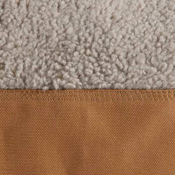 Carhartt Sherpa Top Dog Bed, Brown, Large