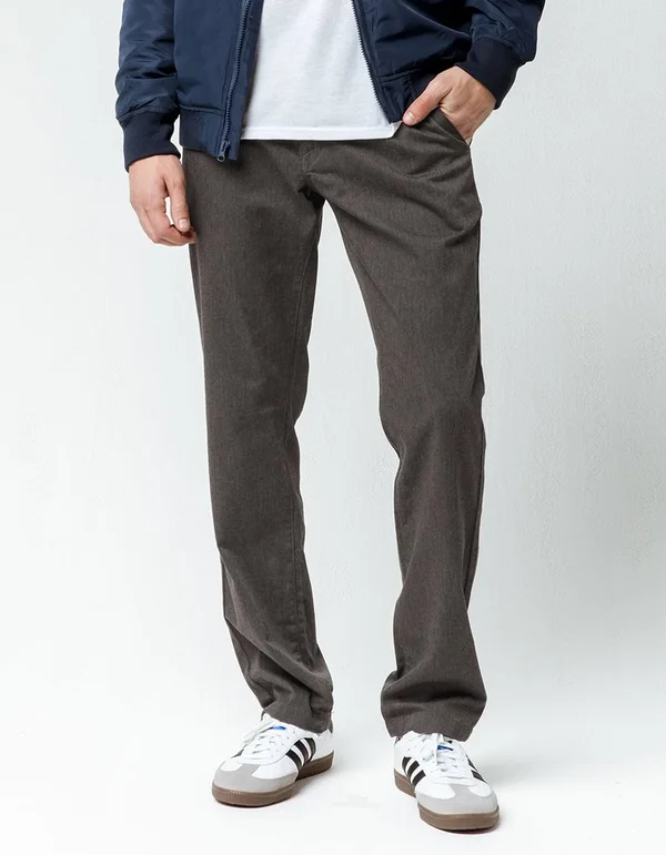 Volcom Frickin Drifter Slim Charcoal Chino Pants - Charcoal - 32
