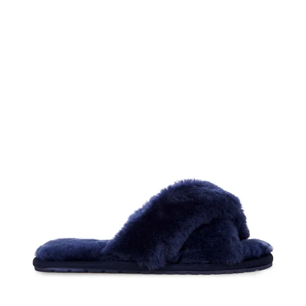 Emu Australia Mayberry Womens Sheepskin Slipper - Midnight - Size 7