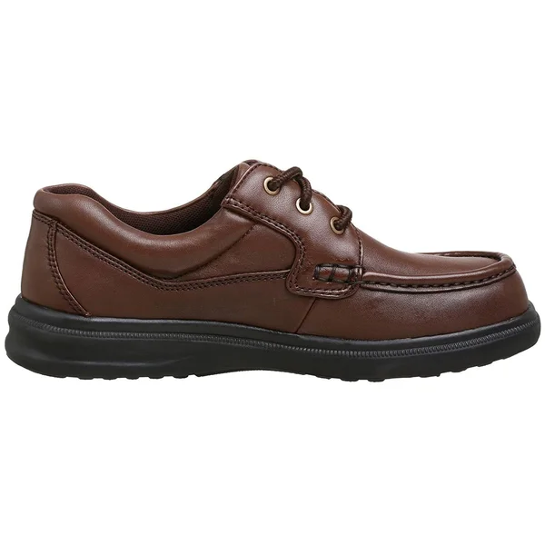 Hush Puppies Men's Gus Leather Shoes - Tan, 8