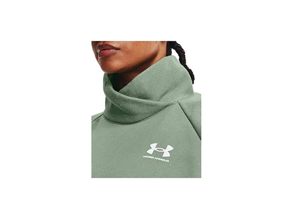 Under Armour Women's Rival Fleece Wrap Neck - Green, XXL