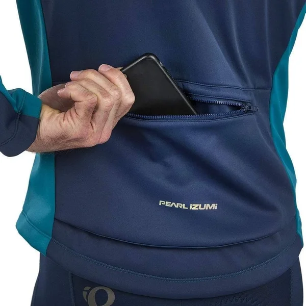Pearl Izumi Quest AmFIB Jacket - Men's Navy/Teal - XXL