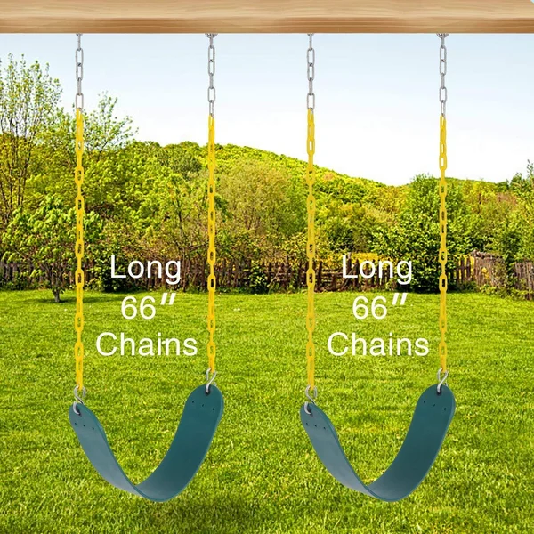 swingboatc Heavy Duty Swing Seat Pack of 2-Free 2 Carabiners