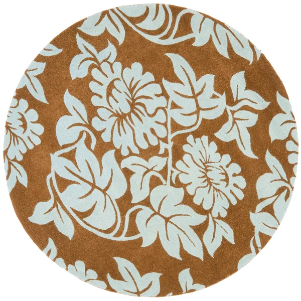 Safavieh Soho Blue/Ivory 6 ft. x 6 ft. Square Area Rug