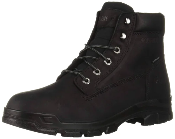 Men's Wolverine Chainhand Waterproof Soft Toe Work Boot, Size: 13, Black