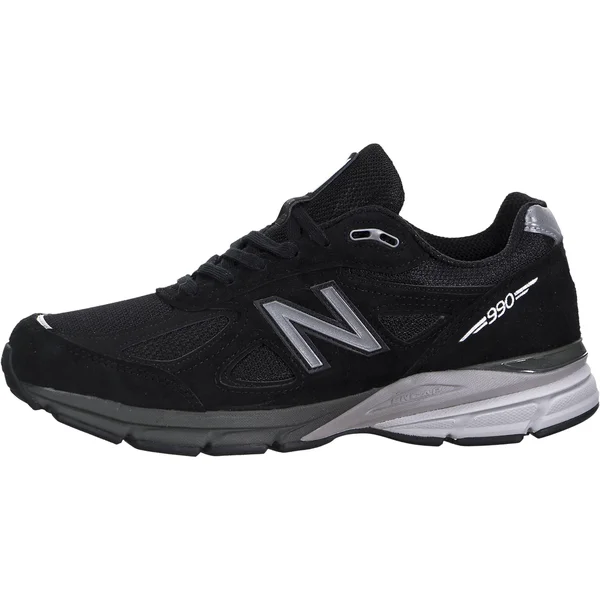 Balance Men's M990BK4 Running Shoe, Black/Silver, 12 D US