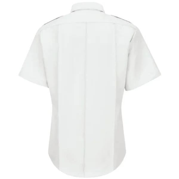 Horace Small Men's Sentry Short Sleeve Shirt with Zipper - Blue, 14.5