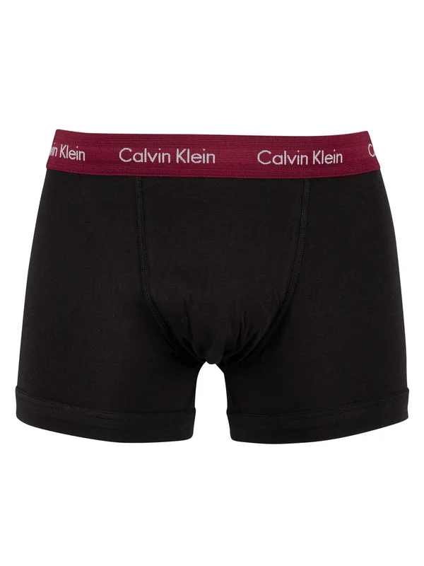 Calvin Klein Underwear 3 Pack Boxer Trunks Black