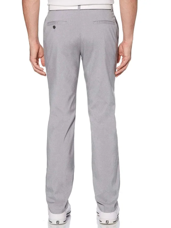 Men's Grand Slam On-Course Slim-Fit Active Waistband Stretch Golf Pants - Size: 36 x 32, Light Grey