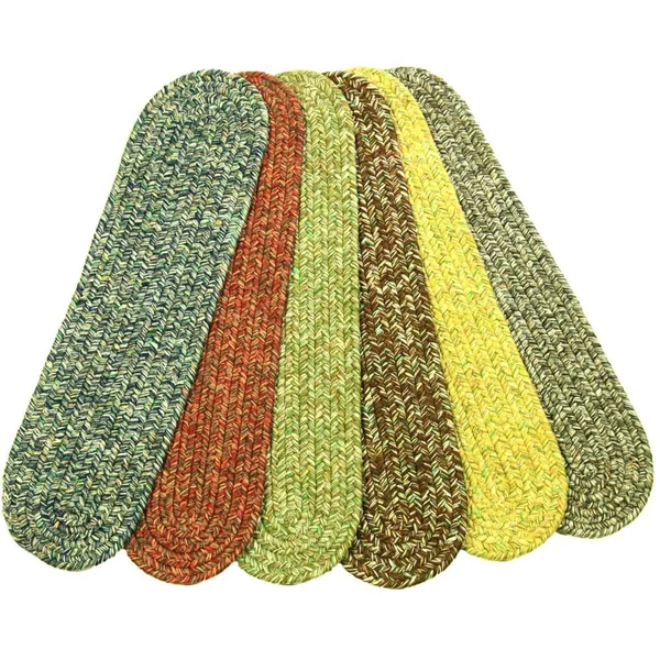 Rhody Rug Sandi Indoor/Outdoor Braided Rug - Bayleaf 10& x 13& Oval