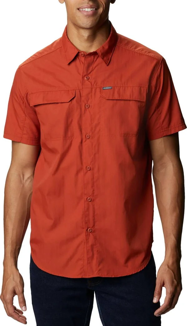 Columbia Men's Silver Ridge 2.0 Short Sleeve Shirt (Regular and Big & Tall), Medium, Brown