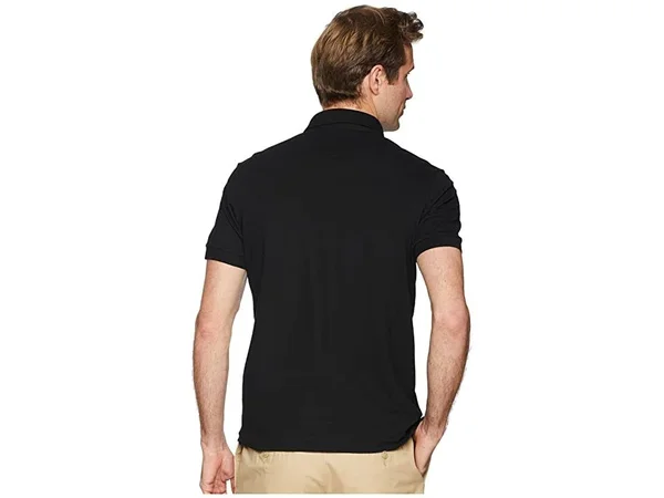 Lacoste Men's Regular Fit Stretch Cotton Paris Polo Shirt - Black