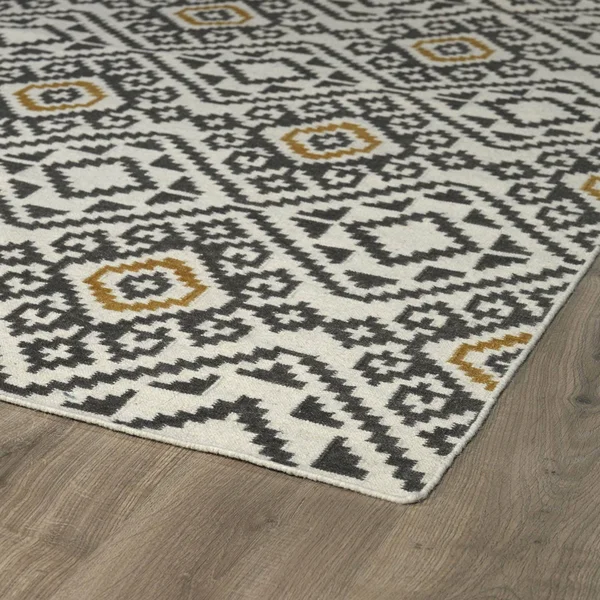 Kaleen Nomad NOM05-38 Charcoal Area Rug Runner 2&6x22 x 8&0x22