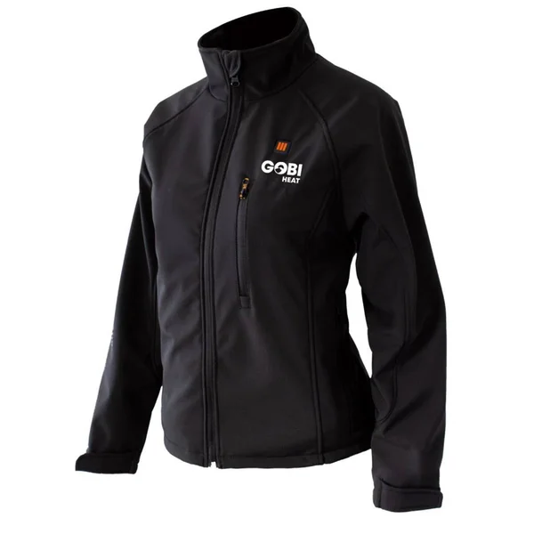 Gobi Heat WSA-ON-L Sahara 3 Zone Women's Heated Jacket (Large, Onyx)