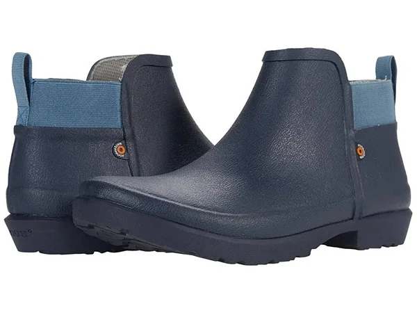 Bogs Flora Bootie II Women's Shoes Blue Denim : 6 B - Medium