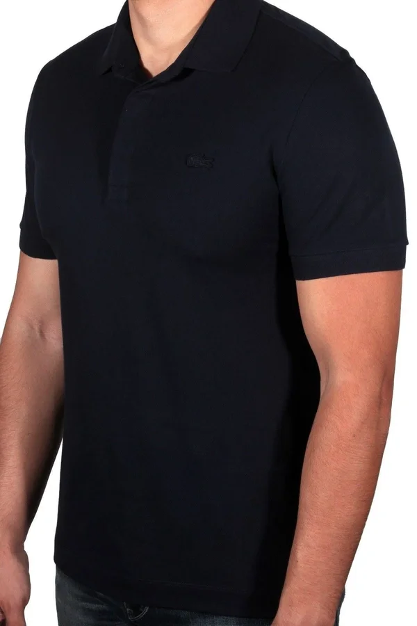 Lacoste Men's Short-Sleeve Paris Polo - Navy Blue
