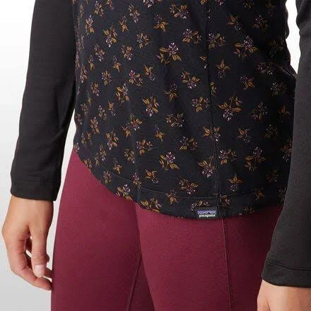 Patagonia Capilene Midweight Crew Top - Women's Clover/Black, Xxs