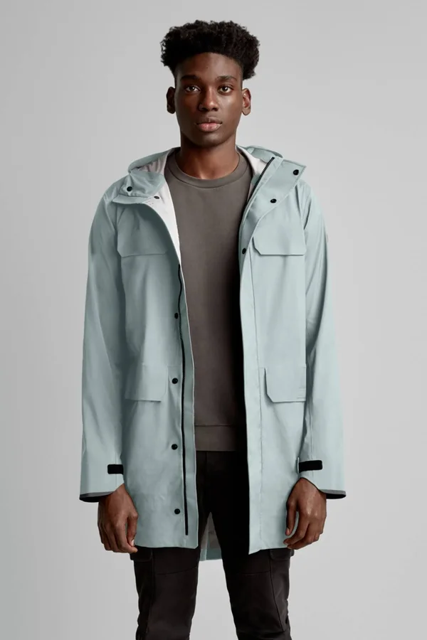 Canada Goose Men's Seawolf Rain Jacket (Men, Fog, L)