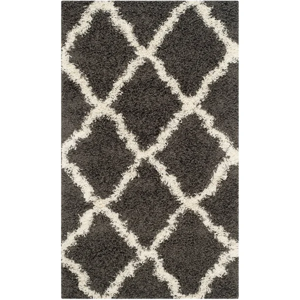 Safavieh Dallas Shag SGD257J 5&1x22 x 7&6x22 Ivory - Light Blue Area Rug
