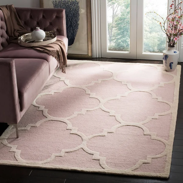 Safavieh Cambridge Silver & Ivory 6& x 6& Square Rug
