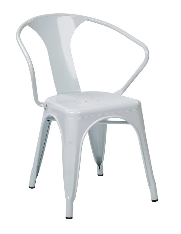 Osp Designs 30x22 Metal Chair - 4-Pack - Red
